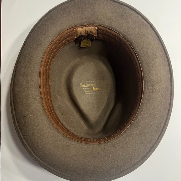 Scala Bristol Soft Wool Fedora Hat in Brown, Size Large - Picture 7 of 10